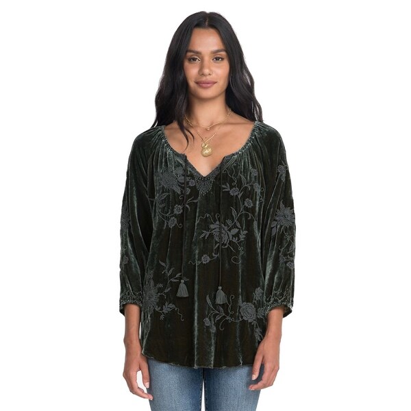 Johnny was Womens Millie Blouse. Opens flyout.