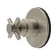 preview thumbnail 2 of 5, Kingston Brass Concord Single-Handle Six-Way Diverter Valve with Round Trim Kit Brushed Nickel