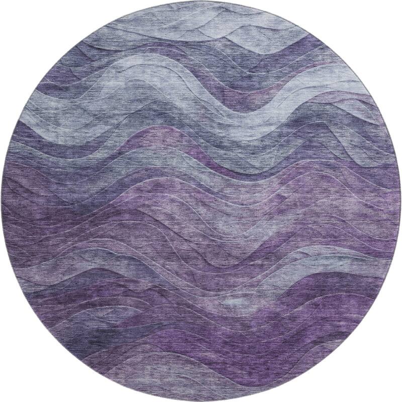 Premium Washable Super Soft Modern Waves Mayfield Rug