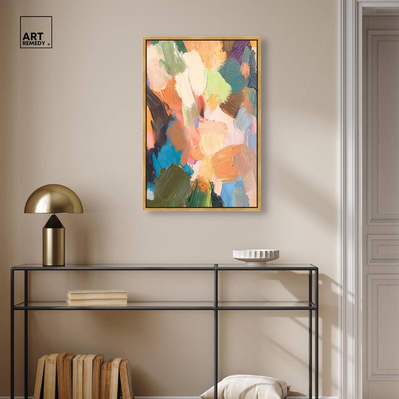 Chromatic Surge III Canvas by Art Remedy