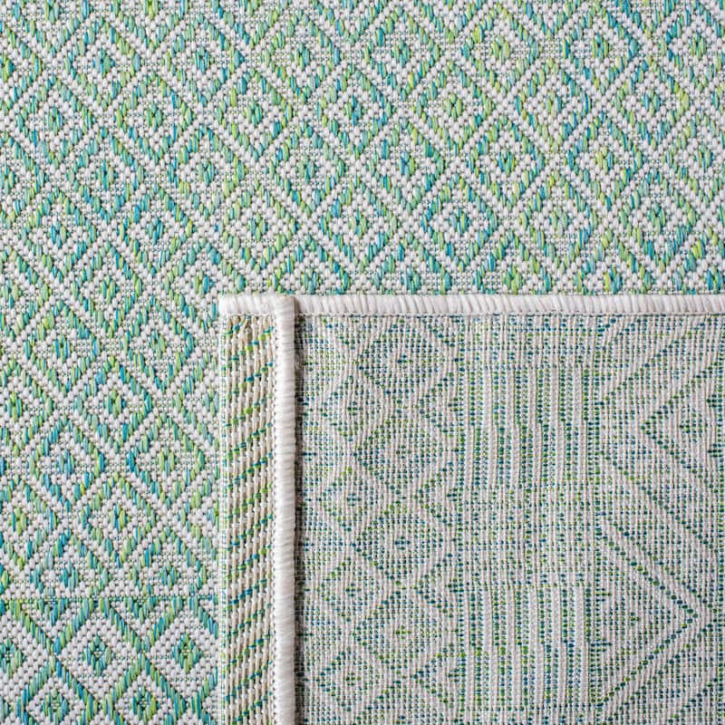 SAFAVIEH Courtyard Terezija Indoor/ Outdoor Waterproof Patio Backyard Rug