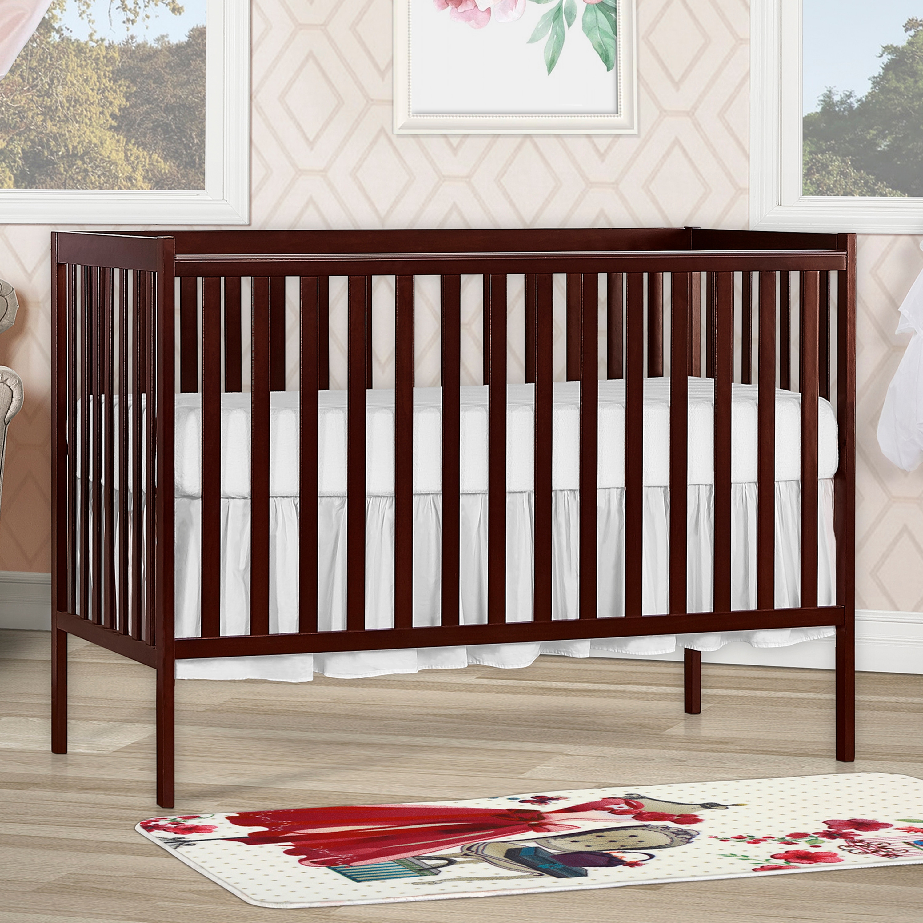 Synergy 5 in 1 Convertible Crib Cherry Bed Bath Beyond 36339290