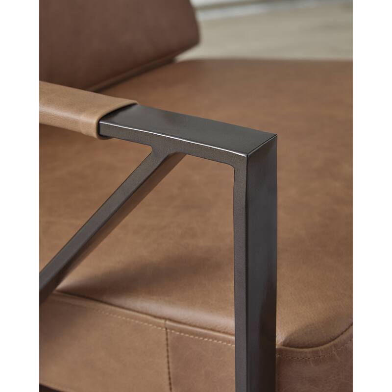 Signature Design by Ashley Garronmont Brown/Black Accent Chair - 29.5" W x 28.63" D x 34" H