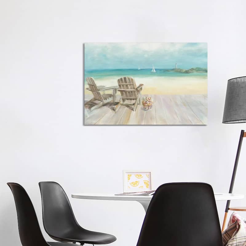 iCanvas "Seaside Morning No Window" by Danhui Nai Canvas Print - 26x40x1.5