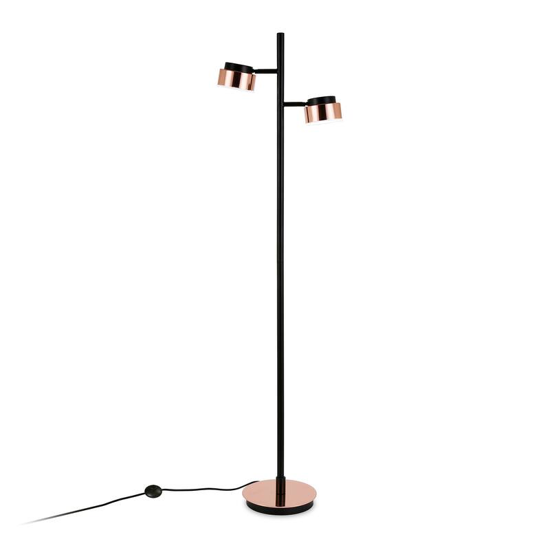 Copper Grove Ulft Copper and Black Floor Lamp
