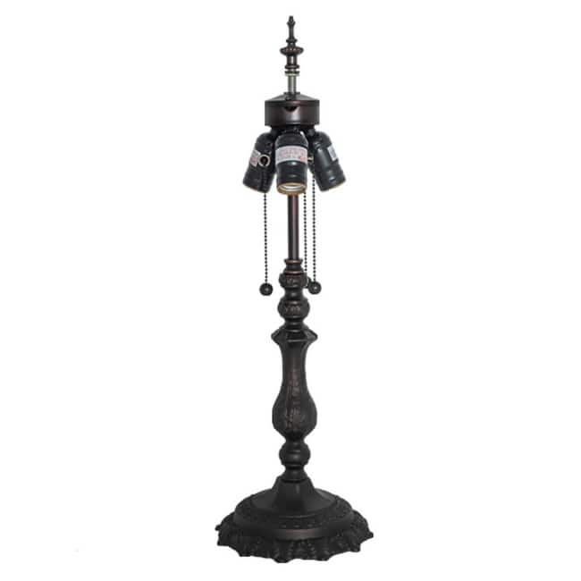 Meyda Tiffany 67806 Classic 23" Tall Lamp Base - Mahogany Bronze