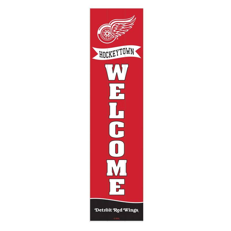 47" Porch Leaner Welcome Wall Sign, Detroit Red Wings