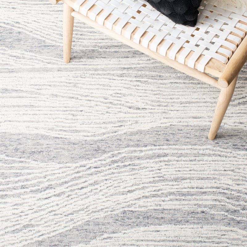 SAFAVIEH Handmade Metro Annarosa Modern Abstract Wool Rug