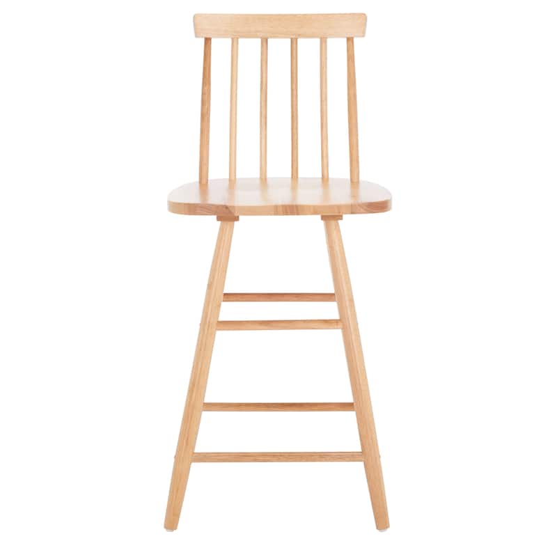 SAFAVIEH Nanie Wood 25-inch Counter Stool - 17 In. W x 17 In. D x 38 In. H - 17Wx17Dx38H