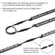 preview thumbnail 2 of 12, 6Pcs 12 Inch Linkable Light Bars with Power Adapter, for Under Cabinet