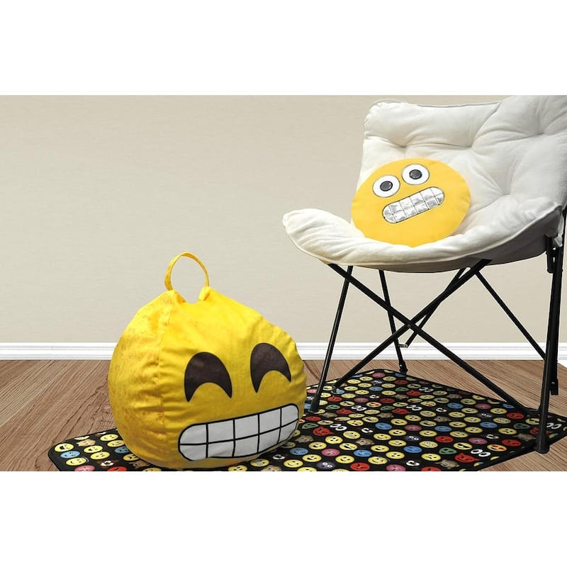 Emoji Pals Yellow Bean Bag