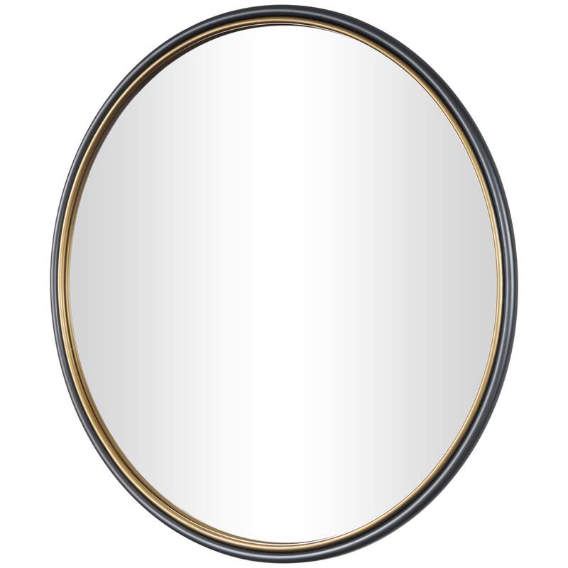 Resin Weathered Spotted Wall Mirror with Hammered Texture - Brown or Copper - Roche River Decor