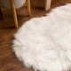 preview thumbnail 87 of 155, Silver Orchid Parrott Faux Fur Sheepskin Area Rug