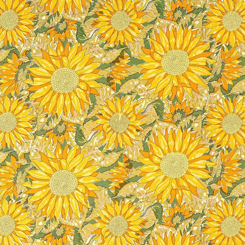 Couleur Nature Sunflower Rectangle Tablecloth