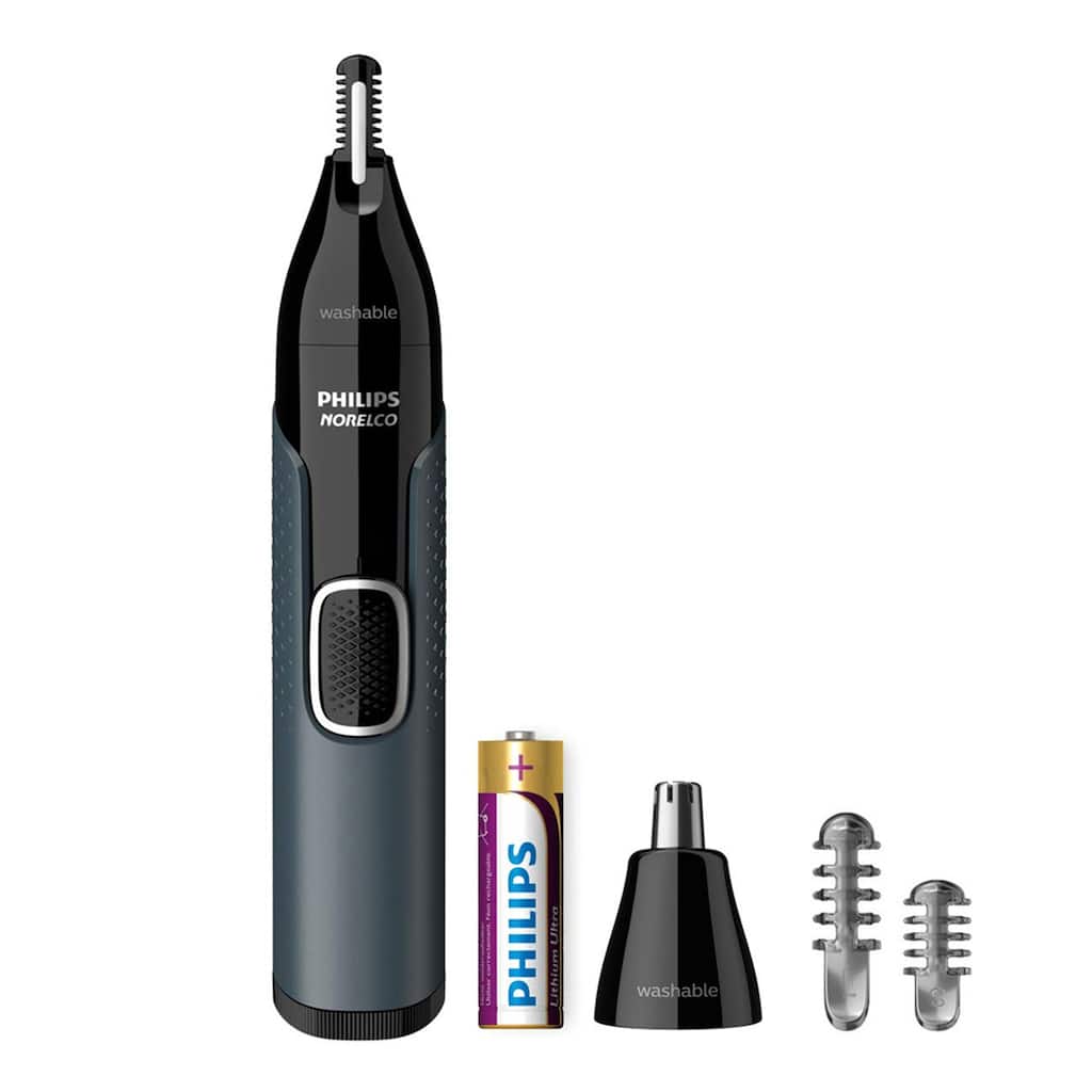 Philips Norelco Nose Trimmer 3000 for Nose, Ears Eyebrows #NT3600/62 (Black)