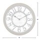 preview thumbnail 17 of 18, FirsTime & Co. Antique Farmhouse Contour Wall Clock, Plastic, 10 x 2 x 10 in, American Designed