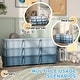 preview thumbnail 5 of 25, Qaba 3 Tier Kids Storage Unit, 9 Drawer Chest Toy Organizer Plastic Bins for Kids Bedroom Nursery Kindergarten Living Room