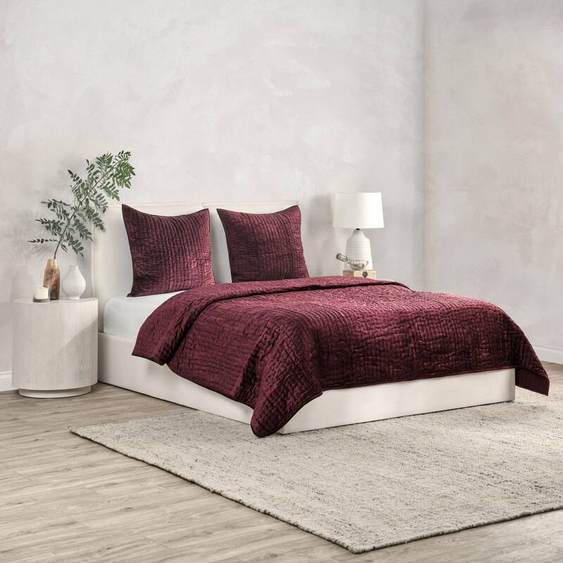 Dimitry Rayon Velvet Sham by Kosas Home