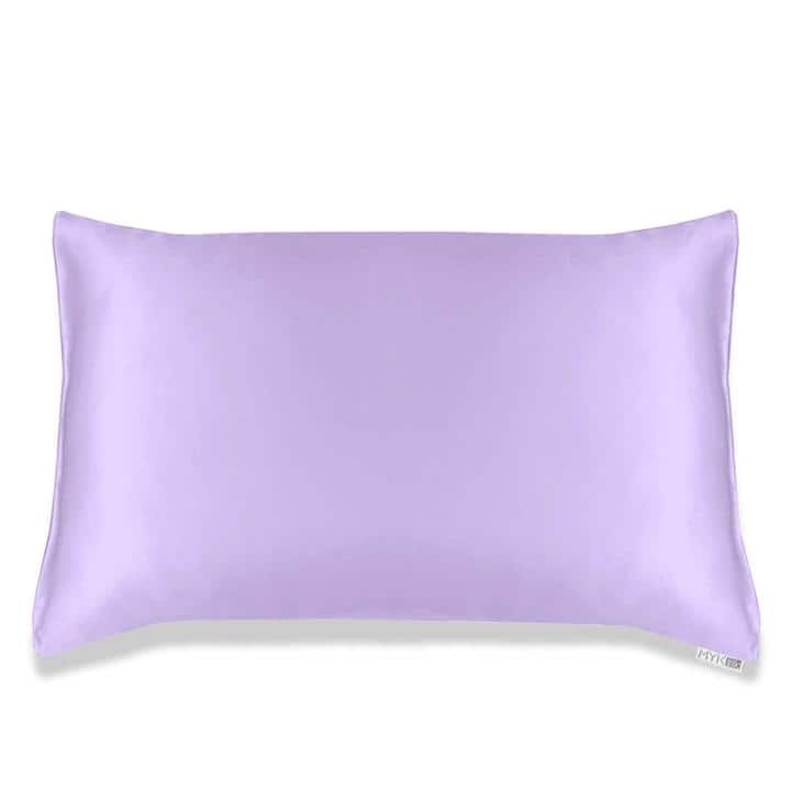 MYK Silk 19 Momme Natural Mulberry Silk Pillowcase - Lavender - King