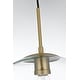 preview thumbnail 4 of 7, Elegant Lighting Baxter Single Light 14" Wide Pendant with Clear Glass