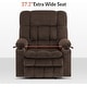 preview thumbnail 44 of 45, MCombo Dual Motor Power Lift Recliner Chair with Massage and Heat for Big People, Fabric R7891 (Large-Wide)
