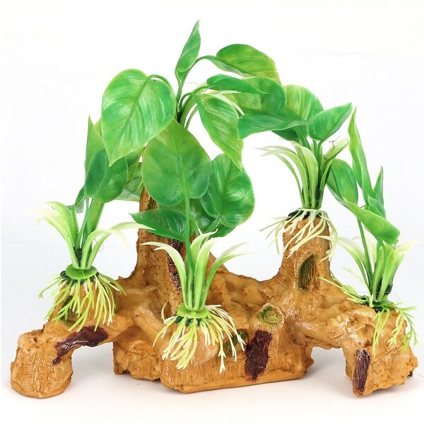 Shop Aquarium Plastic Artificial Fake Water Plant Tree Decor