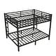preview thumbnail 46 of 49, Metal Bunk Bed for Teens and Adults,Space-Saving/Noise Reduced/No Box Spring Needed, Black