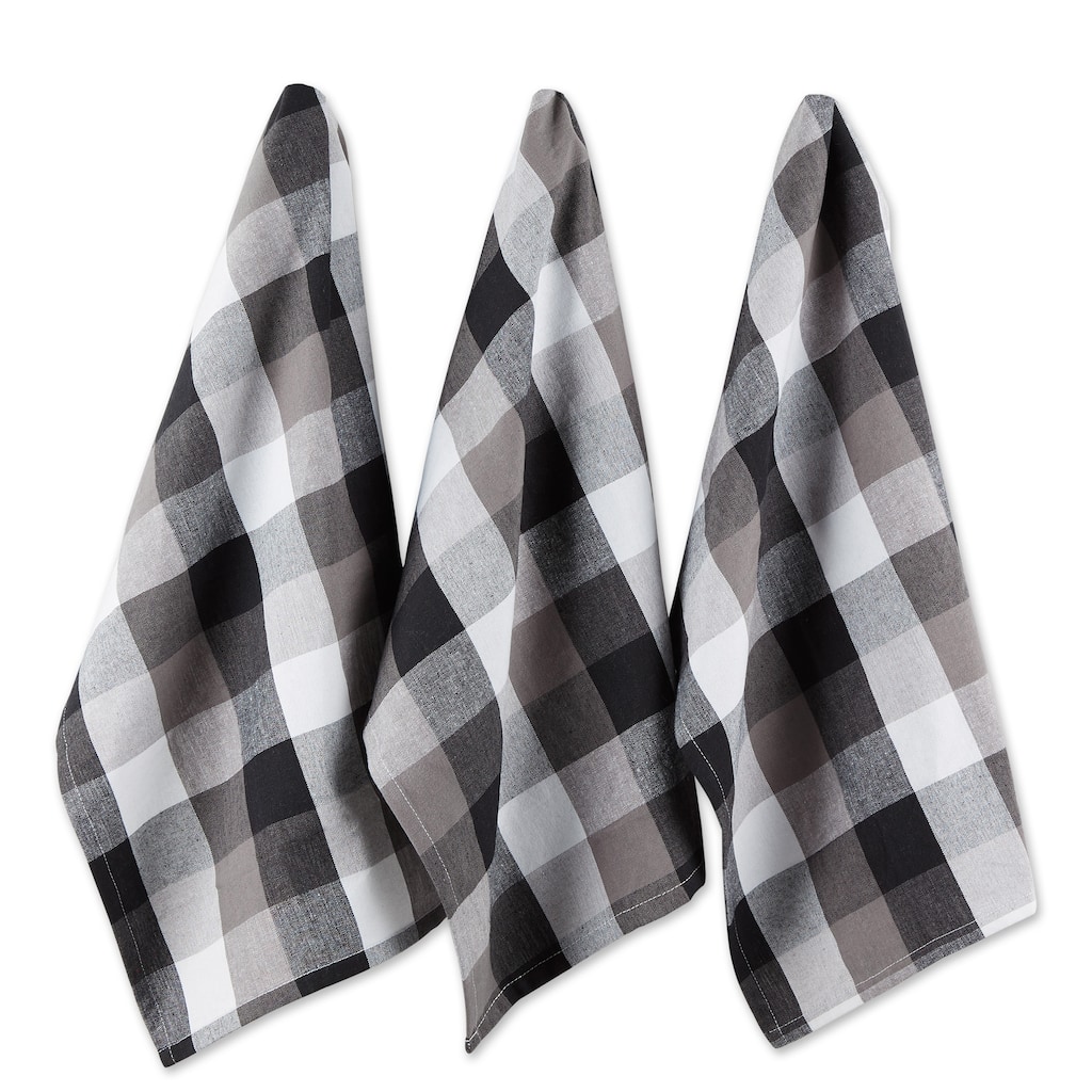 DII Tri Color Check Dishtowel (Set of 3)