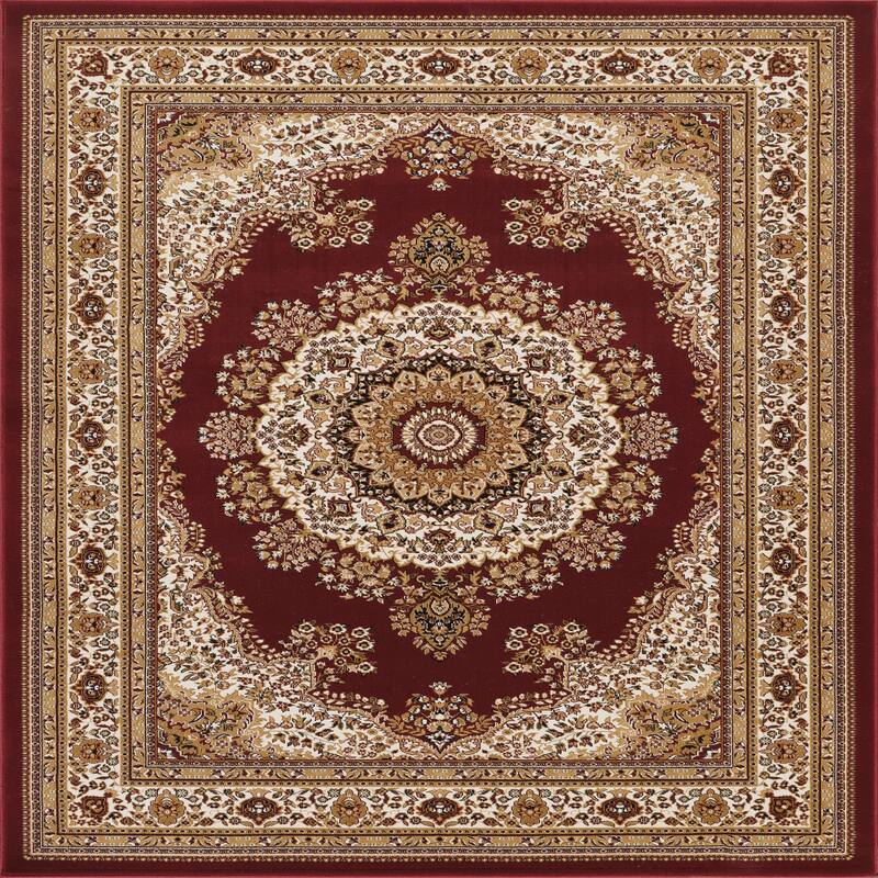 Red 5 ft. 3 in. x 7 ft. 3 in. Area Rug - 7' x 5'