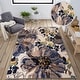preview thumbnail 25 of 56, World Rug Gallery Modern Bright Flowers Non-Slip Area Rug Multi
