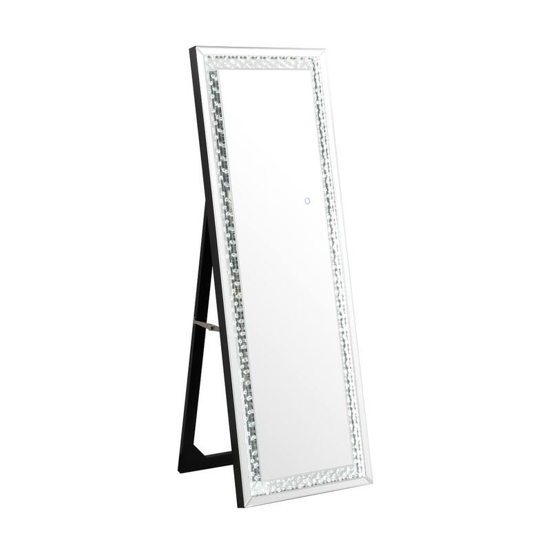 River LED Crystal Mirror - Clear