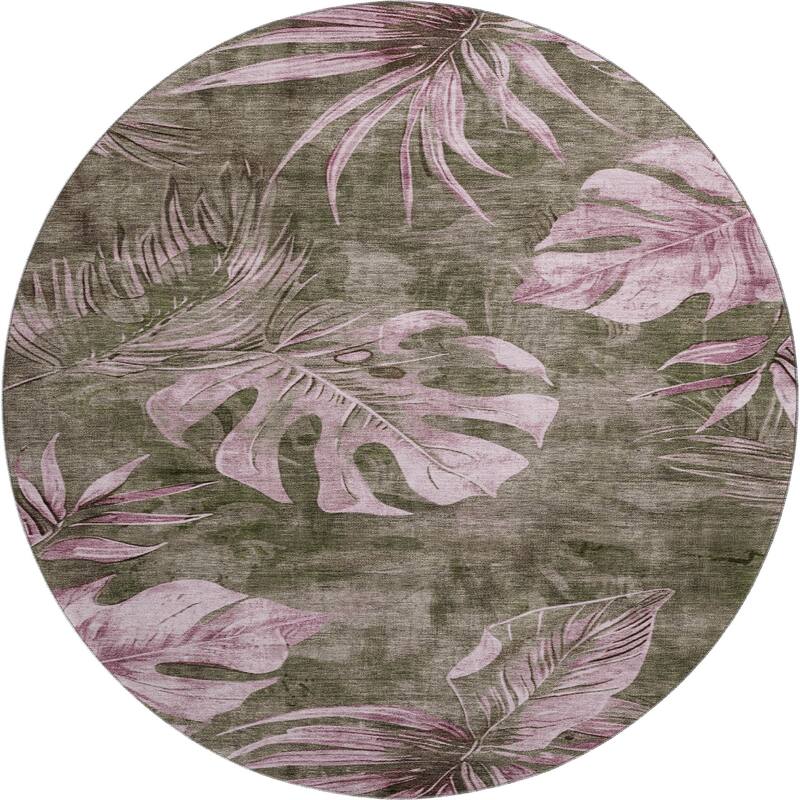 Premium Washable Super Soft Tropical Floral Mayfield Rug