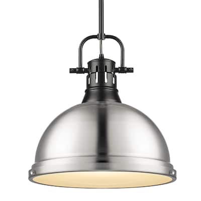 Duncan 1-light Hanging Dome Pendant with Rod