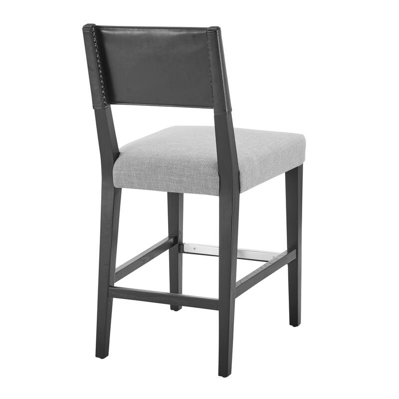 NPD Furniture Kylo Faux Leather/Fabric Counter Stool
