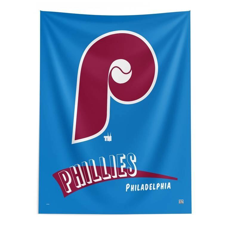 MLB CC Throwback Wall Hanging - 50" x 60" - Philadelphia Phillies