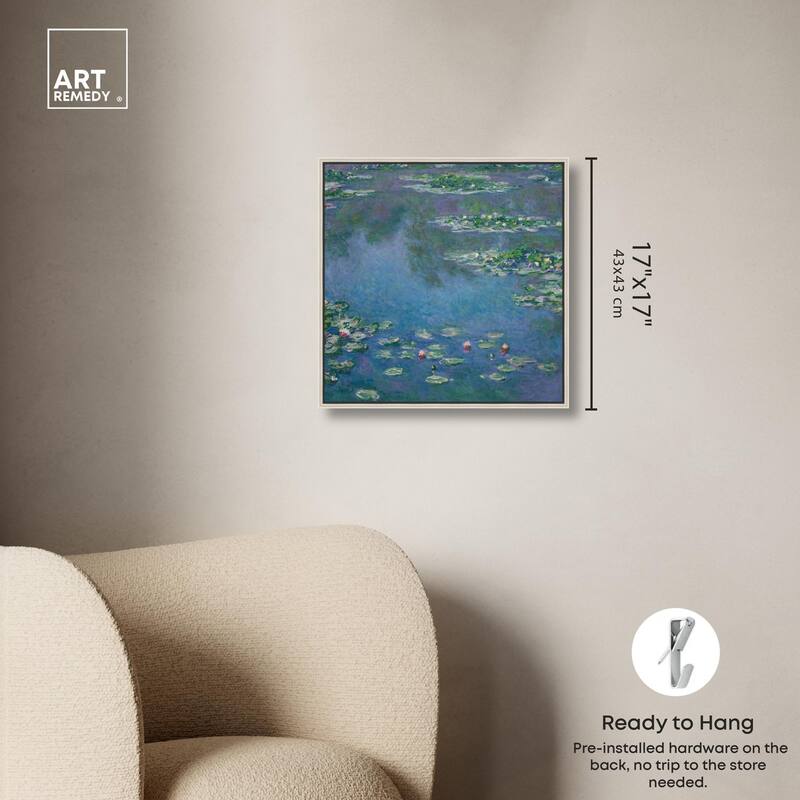 Monet Water Lilies Canvas by Art Remedy
