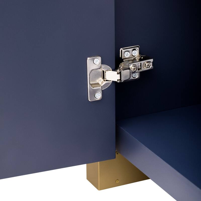 Curved Corner Design Wave Door Panel Cabinet