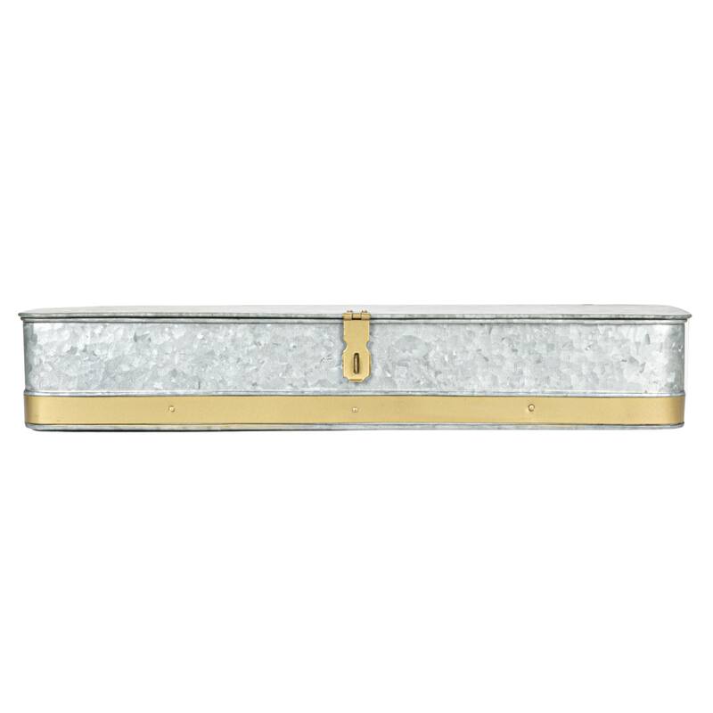 Decorative Metal Boxes with Lid, Set of 3