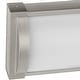 preview thumbnail 4 of 8, Barril Collection 32 in. Brushed Nickel Large Modern Integrated LED Linear Vanity Light - 32 in x 2.33 in x 4.76 in