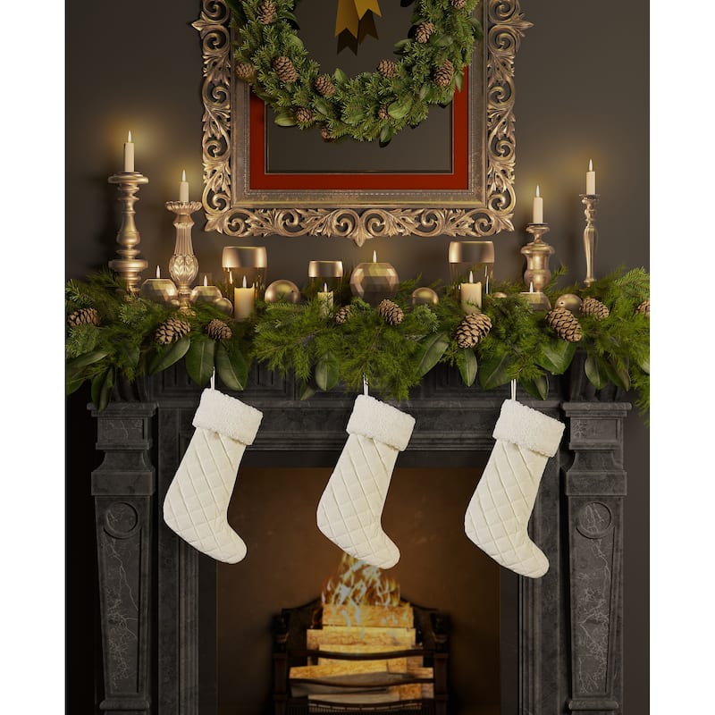 J. Queen New York Casey Sherpa Christmas Stocking
