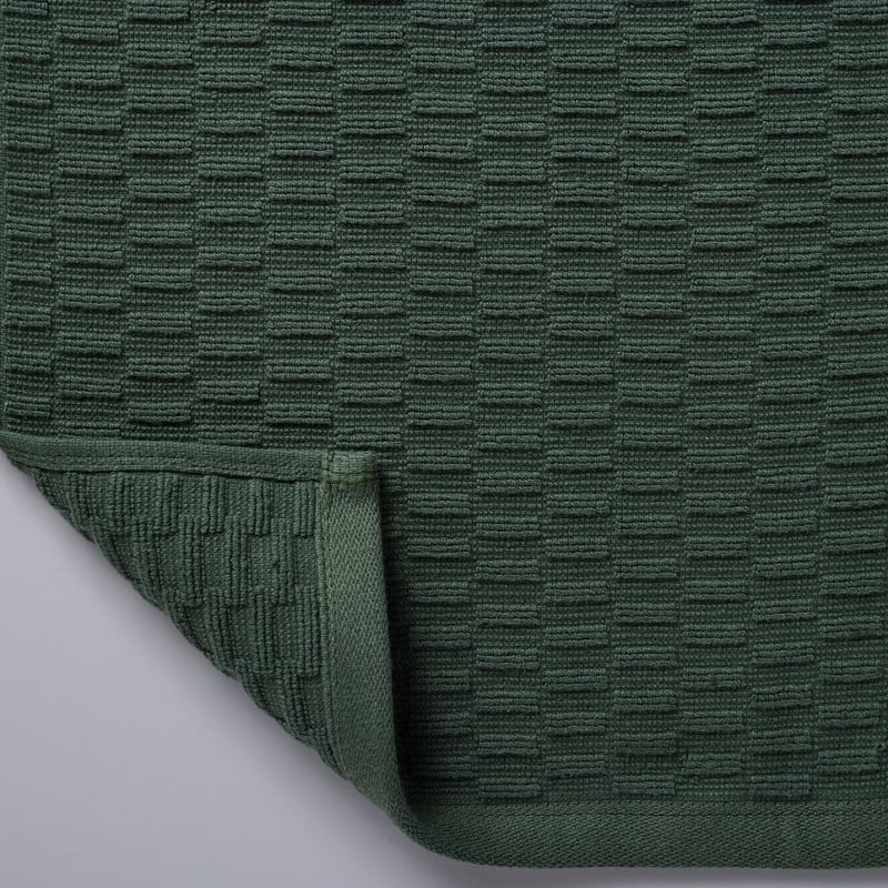 Lisbon 6-Piece 100 Cotton Bath Towel Set in Green