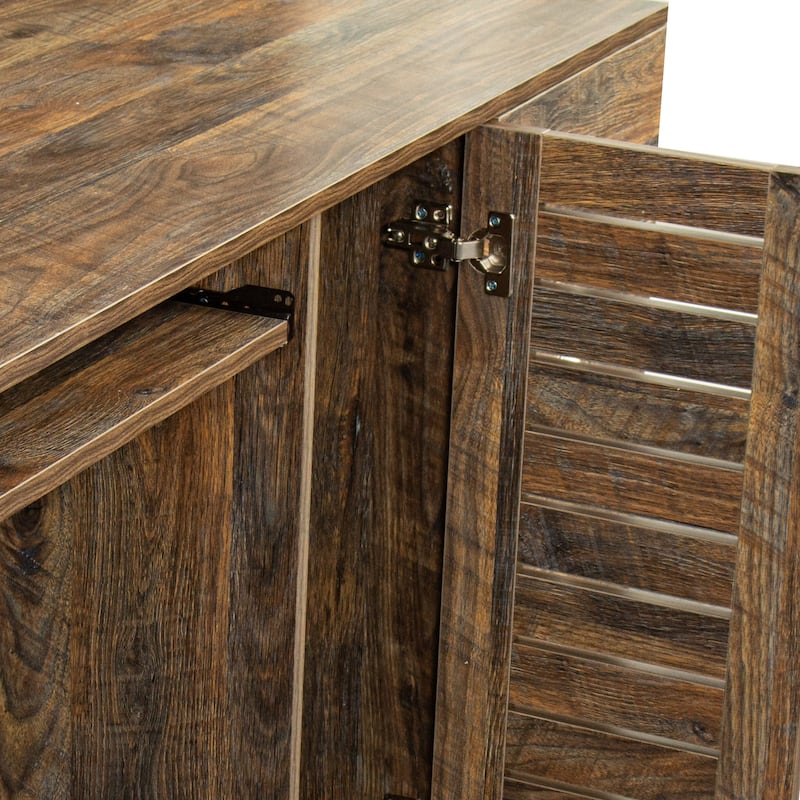 60“ L Shaped Desk with Hutch and Storage Computer Desk Office Desk