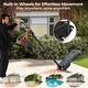 preview thumbnail 10 of 8, White-Black Adjustable Basketball Hoop with PC Backboard and Portable Base - Height: 4.6 ft-8.3 ft.