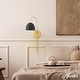 preview thumbnail 6 of 7, Hunter Erling Luxe Gold 1 Light Large Sconce Wall Light Fixture