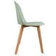preview thumbnail 58 of 71, Set of 4 Plastic Dining Side Chair Wood For Event Kitchen Office Event Garden Patio Cafe Indoor Outdoor