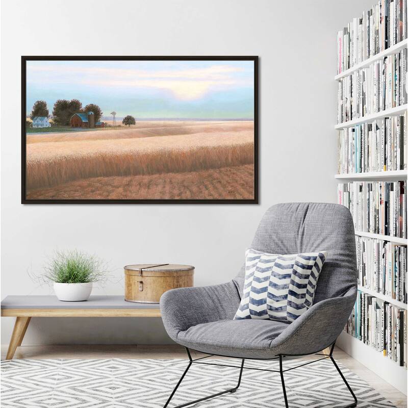 "Family Farm No Couple" Print on Floating Canvas