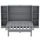 preview thumbnail 7 of 22, Queen Size Wood Murphy Bed with Shelves,Wall Bed with Drawers and USB Ports