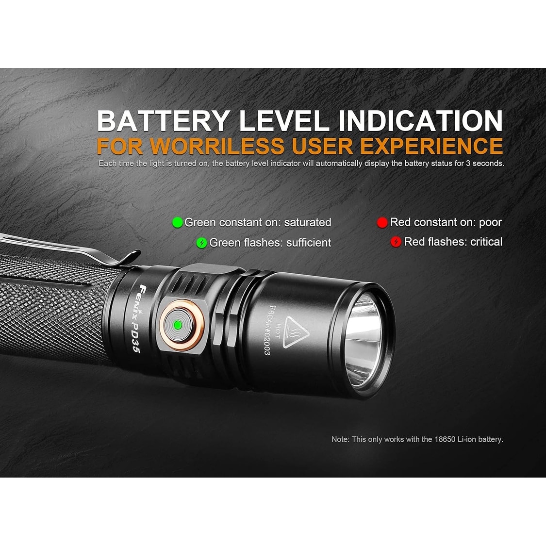 fenix flashlight battery indicator E28R V2.0 EDC Flashlight, 1700 Lumen USB-C Rechargeable Compact Pocket Size with Magnetic Tail Fenix PD35 V3 Upgraded Fenix TK05R Compact Tactical EDC
