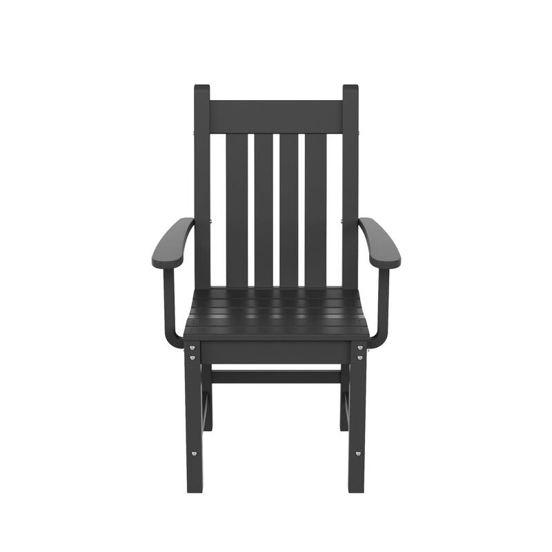 Laguna Hdpe All Weather Outdoor Patio Dining Chair With Arms