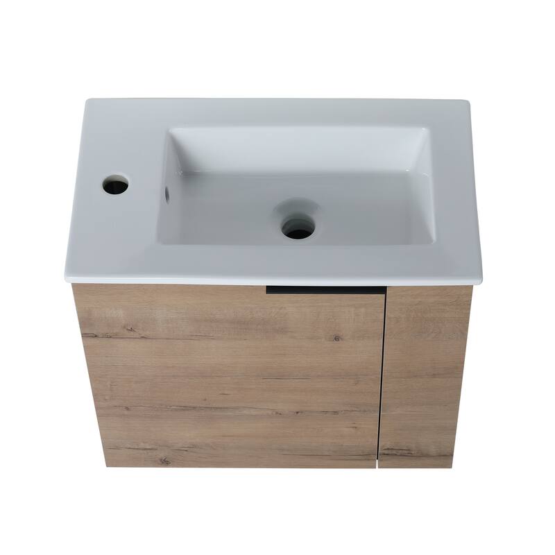 Topcraft 22-inch Wall Mount Bathroom Cabinet with Sink